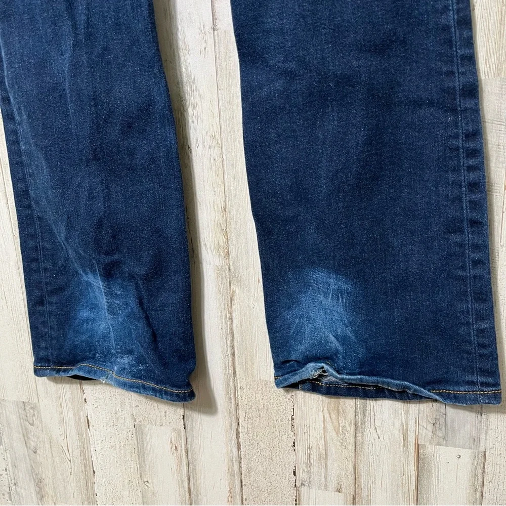Tory Burch Bootcut Dark Wash Denim‎ Mid Rise Jeans Womens Size 24